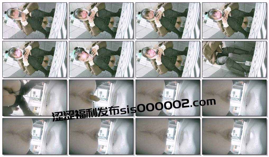 -【原档厕拍】前后双视角 极品黑丝白虎逼