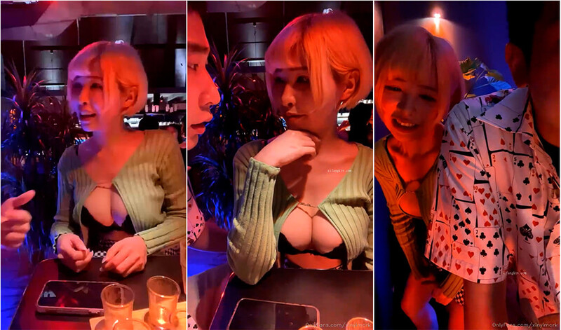 網黃之間的對決,OF網黃大佬xinyimark對戰巨乳短發網黃綺綺